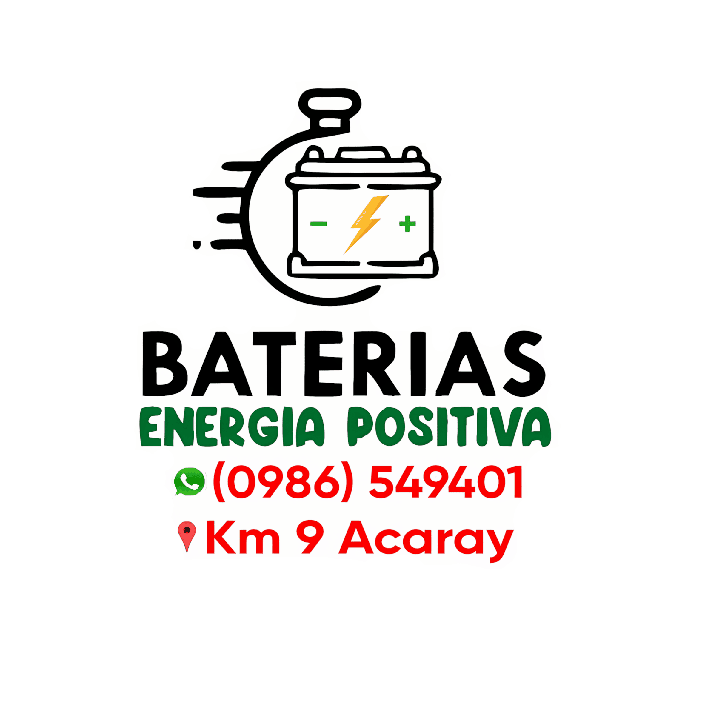 bateria energia positiva